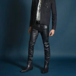 Addison – Black Snakeskin Leather Chelsea Boots (Size 7, 10.5, 11, 13, 14) 13 Addison – Black Snakeskin Leather Chelsea Boots (Size 7, 10.5, 11, 13, 14) -Straight To Hell Addison Mens Black Snakeskin Chelsea Boot