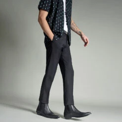 Vegan Addison – Black Faux Leather Chelsea Boots (Size 8.5, 10.5, 13, 14) 15 Vegan Addison – Black Faux Leather Chelsea Boots (Size 8.5, 10.5, 13, 14) -Straight To Hell Addison Mens Vegan Chelsea Boot