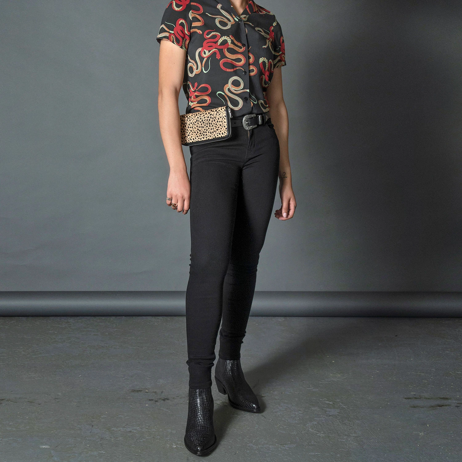 Adeline – Cheetah Leather – 3 In 1 Clutch, Purse, Belt Bag 12 Adeline – Cheetah Leather – 3 In 1 Clutch, Purse, Belt Bag - Image 12