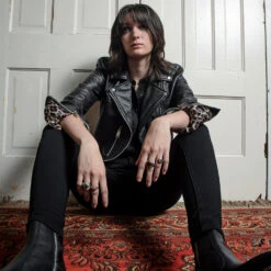 Bristol Lightweight – Leopard Print Lining – Leather Jacket (Size XS, S, M, L, XL, 2XL, 3XL, 4XL, 5XL) -Straight To Hell Bristol Light Womens Leather Jacket