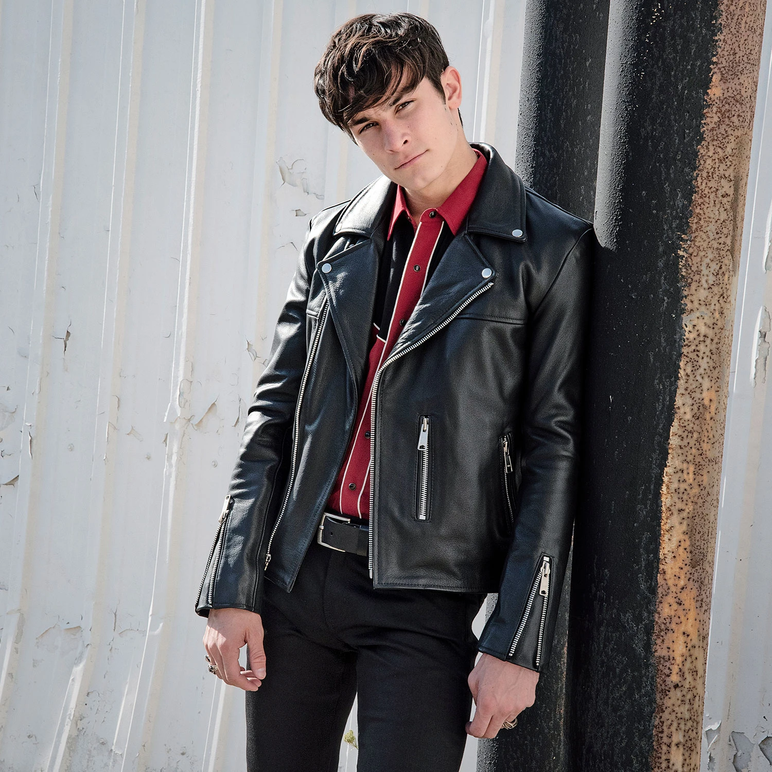 Bristol – Red Lining – Leather Jacket 11 Bristol – Red Lining – Leather Jacket - Image 11