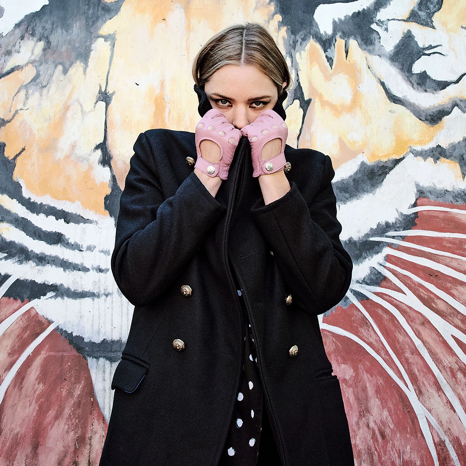 Bullitt – Dusty Pink Leather Gloves (Size XS) 5 Bullitt – Dusty Pink Leather Gloves (Size XS) - Image 5