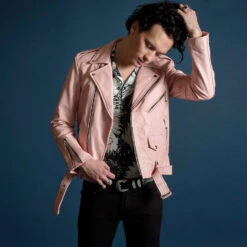 Commando – Dusty Pink Leather Jacket (Size 36S, 36, 38S, 38) 19 Commando – Dusty Pink Leather Jacket (Size 36S, 36, 38S, 38) -Straight To Hell Commando Pink Mens Leather Jacket