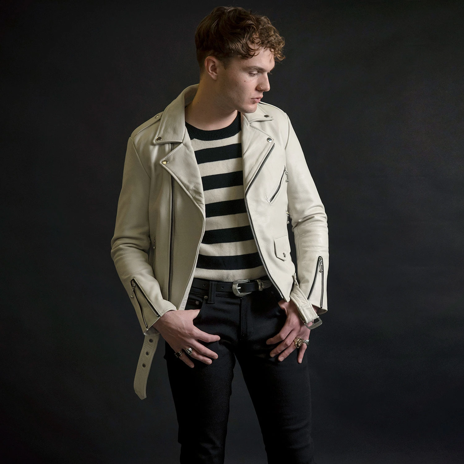 Commando – White Leather Jacket (Size 34S, 34, 36S, 38S, 38, 40, 50, 52, 54) 10 Commando – White Leather Jacket (Size 34S, 34, 36S, 38S, 38, 40, 50, 52, 54) - Image 10