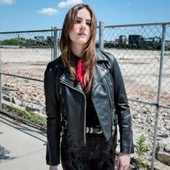 Defector – Black And Nickel Leather Jacket (Size XS, S, M, L, XL, 2XL, 3XL, 4XL, 5XL) -Straight To Hell Defector Black Nickel