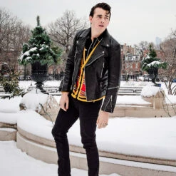 Defector – Black And Nickel Leather Jacket 23 Defector – Black And Nickel Leather Jacket -Straight To Hell Defector Black Nickel Mens Leather Jacket 2