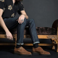 Vegan Memphis – Brown Faux Leather Creepers -Straight To Hell Memphis Brown 1