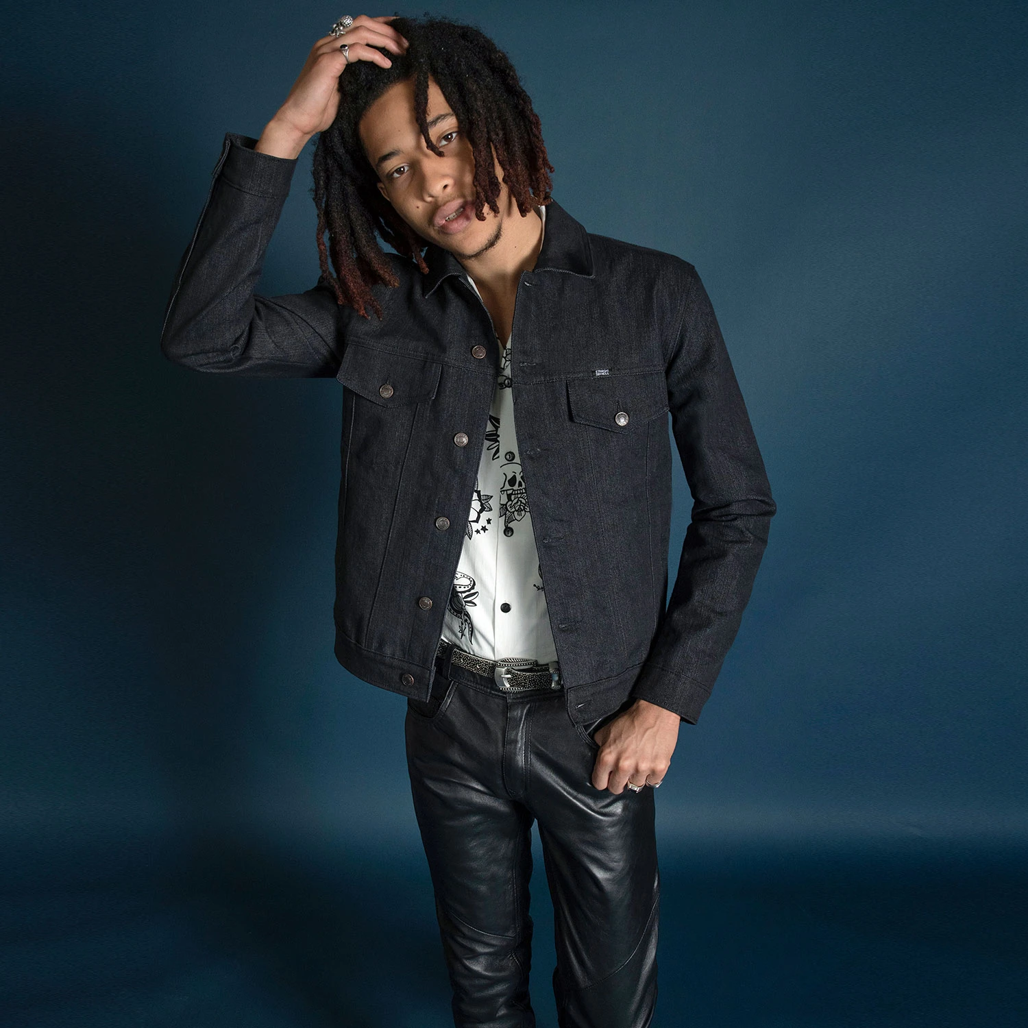 Outsider – Dark King – Raw Denim Jacket 9 Outsider – Dark King – Raw Denim Jacket - Image 9