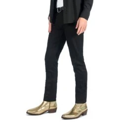 Richards – Gold Leather Zip Boots 14 Richards – Gold Leather Zip Boots -Straight To Hell Ric gol men w 7