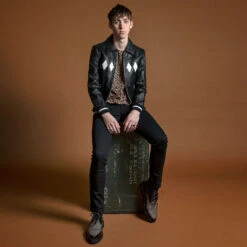 Vegan Hawkins – Black And Grey Faux Leather Creepers 15 Vegan Hawkins – Black And Grey Faux Leather Creepers -Straight To Hell Vegan Memphis Black Grey Creepers