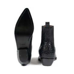 Addison – Black Snakeskin Leather Chelsea Boots (Size 7, 10.5, 11, 13, 14) 11 Addison – Black Snakeskin Leather Chelsea Boots (Size 7, 10.5, 11, 13, 14) -Straight To Hell add blk sna res men w 5