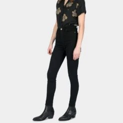 Addison – Black Snakeskin Leather Chelsea Boots 13 Addison – Black Snakeskin Leather Chelsea Boots -Straight To Hell add blk sna wom w 6