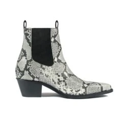 Addison – Grey Snakeskin (Size 7.5)