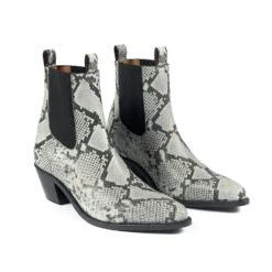 Addison – Grey Snakeskin (Size 7.5) -Straight To Hell add gry sna wom w 3