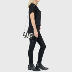 Adeline – Cow Leather – 3 In 1 Clutch, Purse, Belt Bag -Straight To Hell ade cow w 7