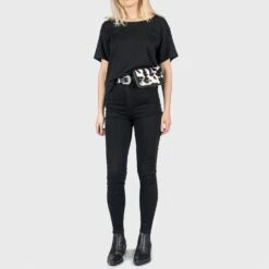 Adeline – Cow Leather – 3 In 1 Clutch, Purse, Belt Bag -Straight To Hell ade cow w 8