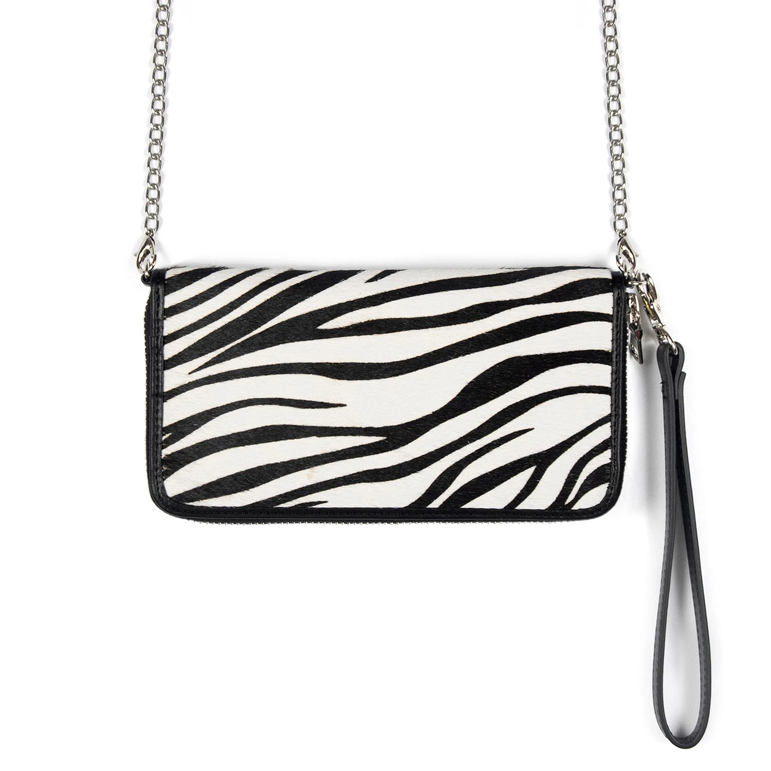 Adeline – Zebra Leather – 3 In 1 Clutch, Purse, Belt Bag 1 Adeline – Zebra Leather – 3 In 1 Clutch, Purse, Belt Bag