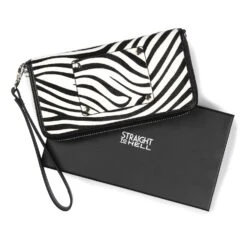 Adeline – Zebra Leather – 3 In 1 Clutch, Purse, Belt Bag 16 Adeline – Zebra Leather – 3 In 1 Clutch, Purse, Belt Bag -Straight To Hell ade zeb w 4