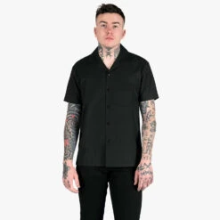 All The Trouble – Black With Gold Piping Shirt (Size XS, L, 2XL, 3XL) 8 All The Trouble – Black With Gold Piping Shirt (Size XS, L, 2XL, 3XL) -Straight To Hell all tro blk gol w 11