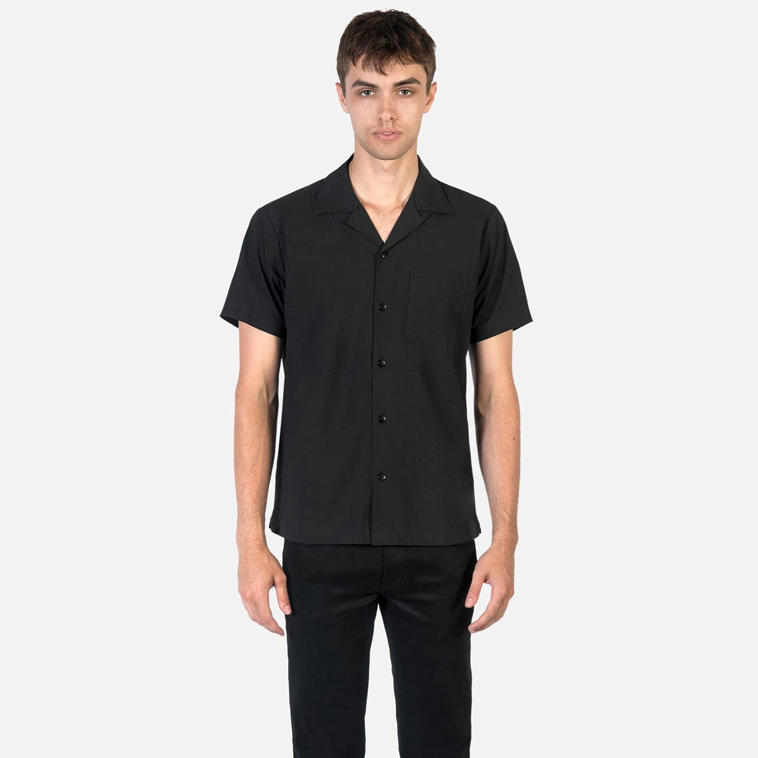 All The Trouble – Black With Red Piping Shirt (Size XS, S, M, L, 2XL, 3XL) 2 All The Trouble – Black With Red Piping Shirt (Size XS, S, M, L, 2XL, 3XL) - Image 2