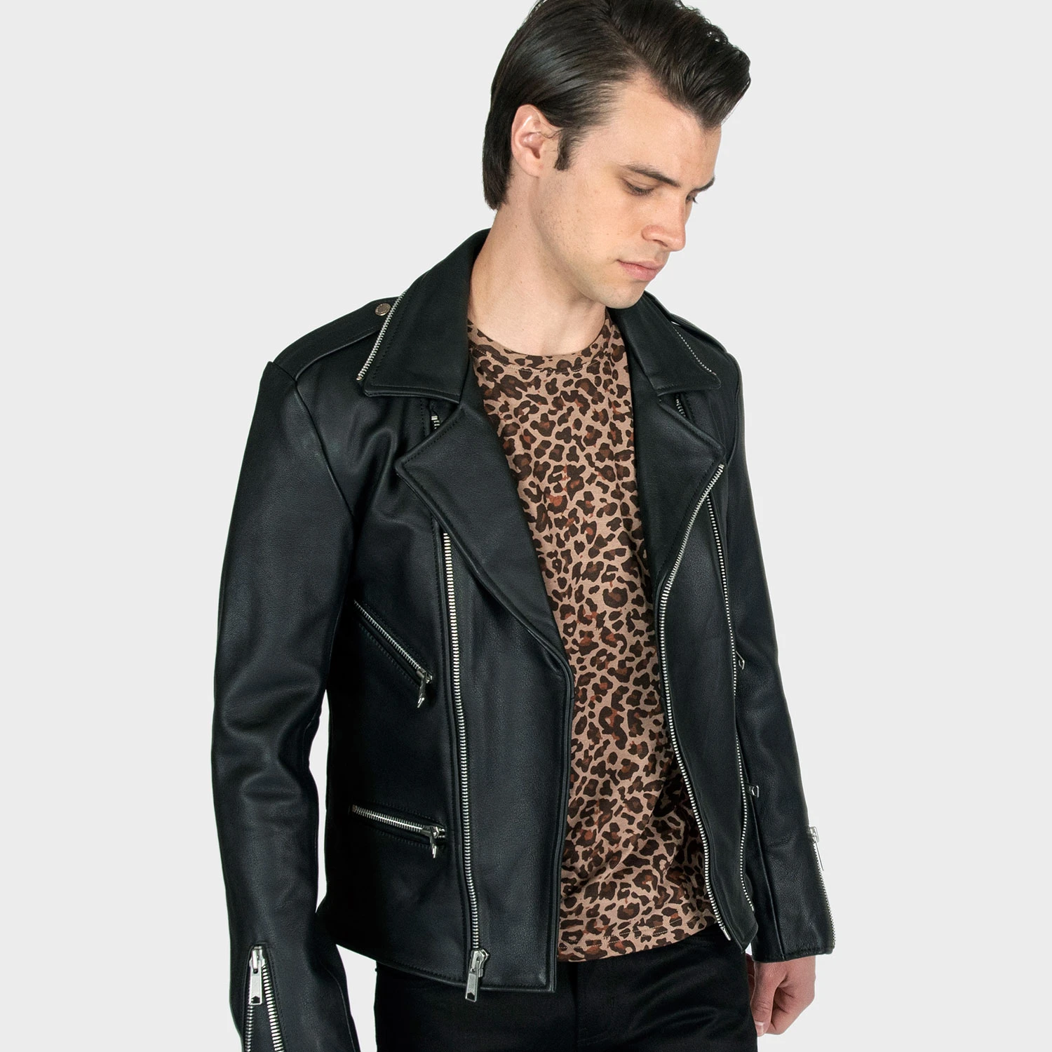 Avenue – Leather Jacket (Size 34S, 34, 36S, 36, 38, 40, 50, 52, 54) 4 Avenue – Leather Jacket (Size 34S, 34, 36S, 36, 38, 40, 50, 52, 54) - Image 4