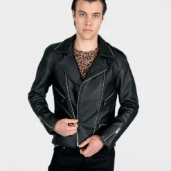 Avenue – Leather Jacket (Size 34S, 34, 36S, 36, 38, 40, 50, 52, 54) 17 Avenue – Leather Jacket (Size 34S, 34, 36S, 36, 38, 40, 50, 52, 54) -Straight To Hell ave men w 6 iggy pop berlin Esther Friedman