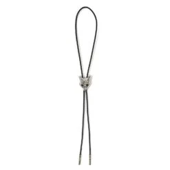Ballad Of The Fox – Fox Bolo Tie With Onyx Eyes