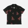 Band Of Roses – Black And Red Floral Print Shirt (Size XS, 4XL)