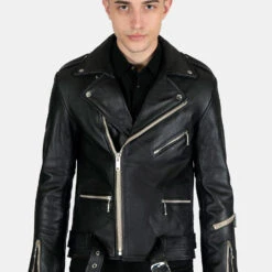 Barracuda – Leather Jacket (Size 34S, 36, 38, 40, 48, 54) -Straight To Hell bar men w 6