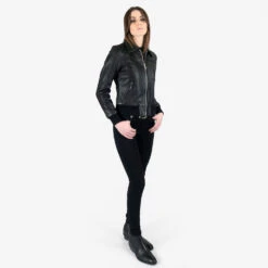Belmont – Leather Jacket (Size XS, S, M, L, XL, 2XL, 3XL, 4XL, 5XL) -Straight To Hell bel wom 2021 w 4 1