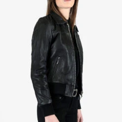 Belmont – Leather Jacket (Size XS, S, M, L, XL, 2XL, 3XL, 4XL, 5XL) -Straight To Hell bel wom 2021 w 7 1
