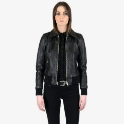 Belmont – Leather Jacket (Size XS, S, M, L, XL, 2XL, 3XL, 4XL, 5XL) -Straight To Hell bel wom 2021 w 8 1