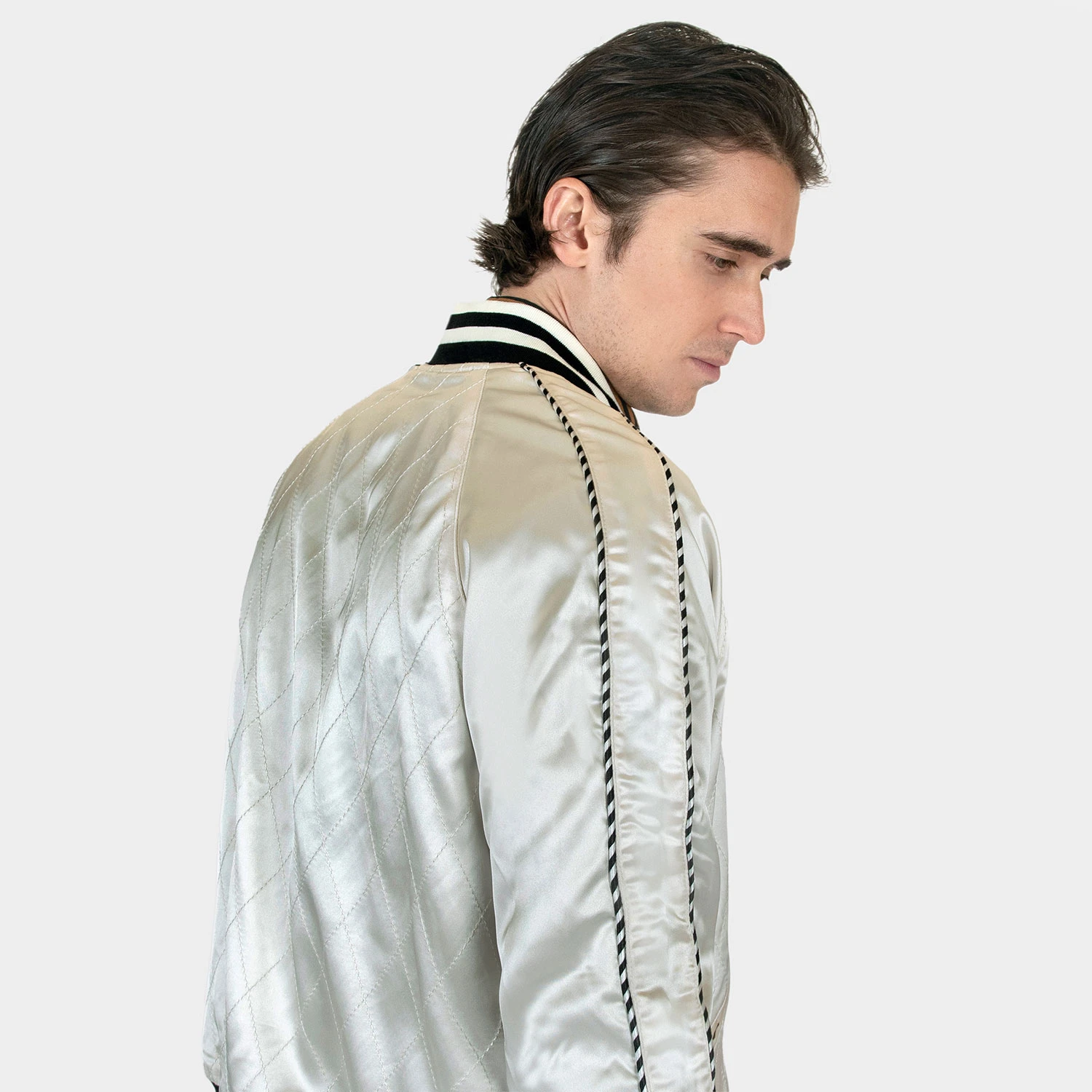 Boogie – Black And Cream Reversible Souvenir Jacket 10 Boogie – Black And Cream Reversible Souvenir Jacket - Image 10
