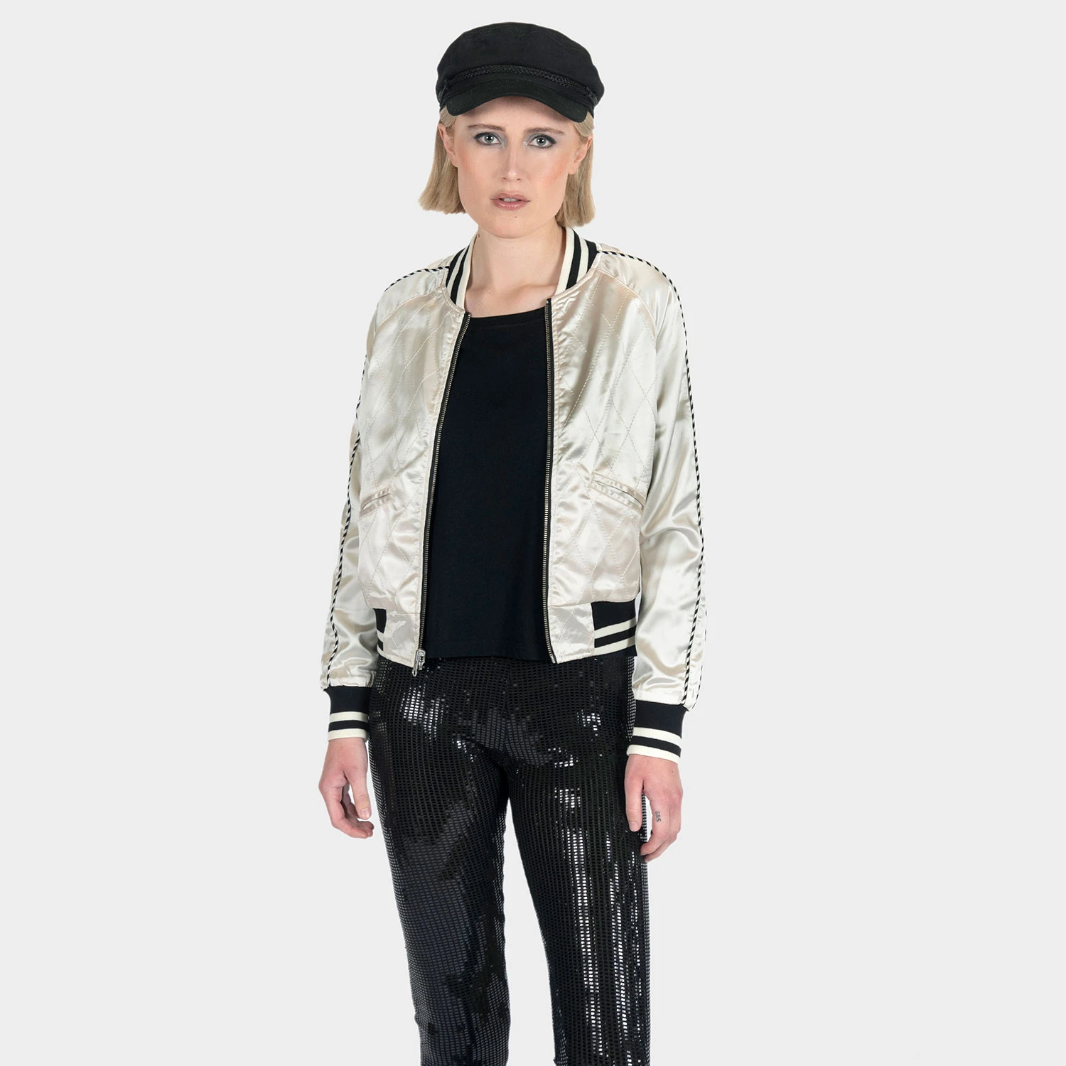 Boogie – Black And Cream Reversible Souvenir Jacket 11 Boogie – Black And Cream Reversible Souvenir Jacket - Image 11