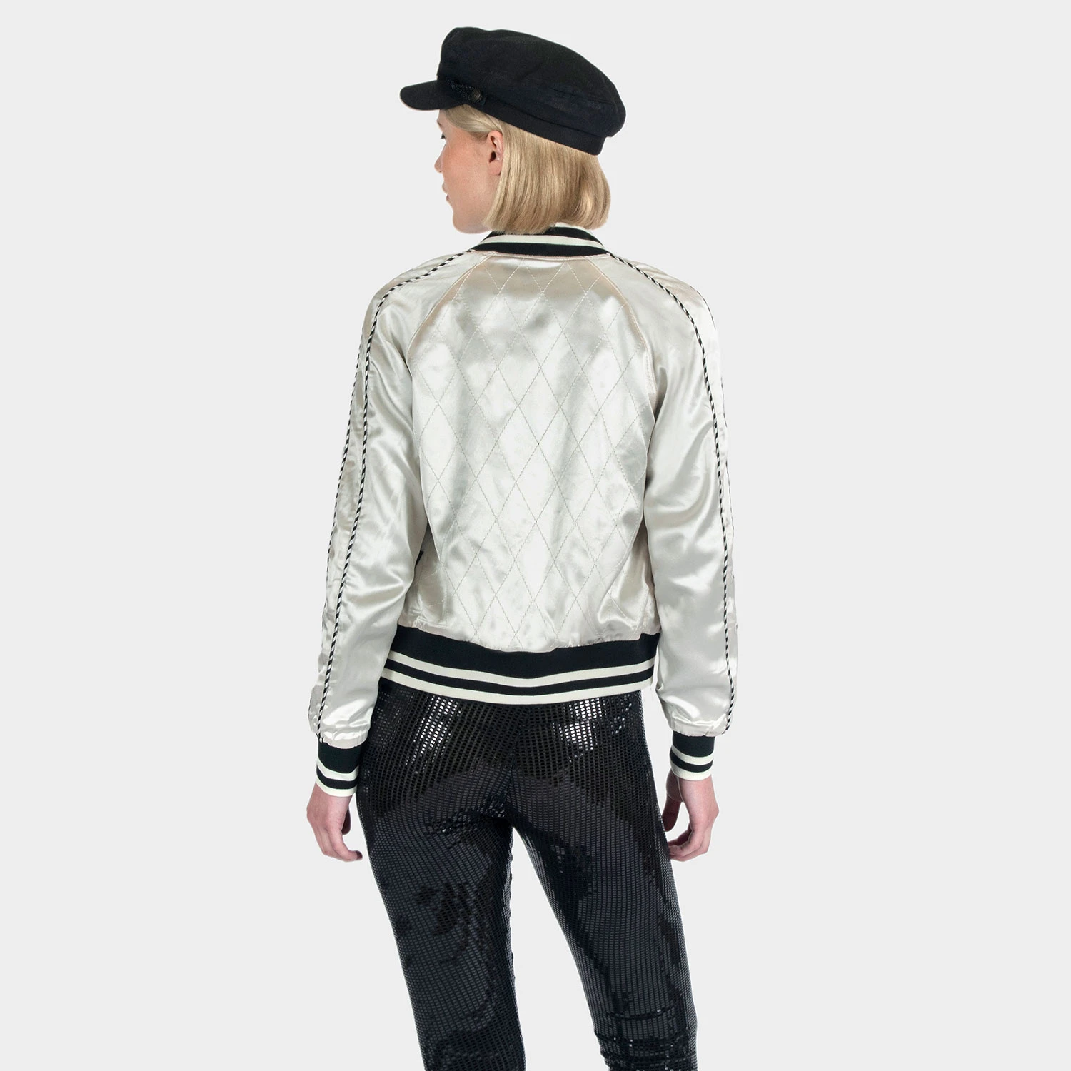 Boogie – Black And Cream Reversible Souvenir Jacket 13 Boogie – Black And Cream Reversible Souvenir Jacket - Image 13