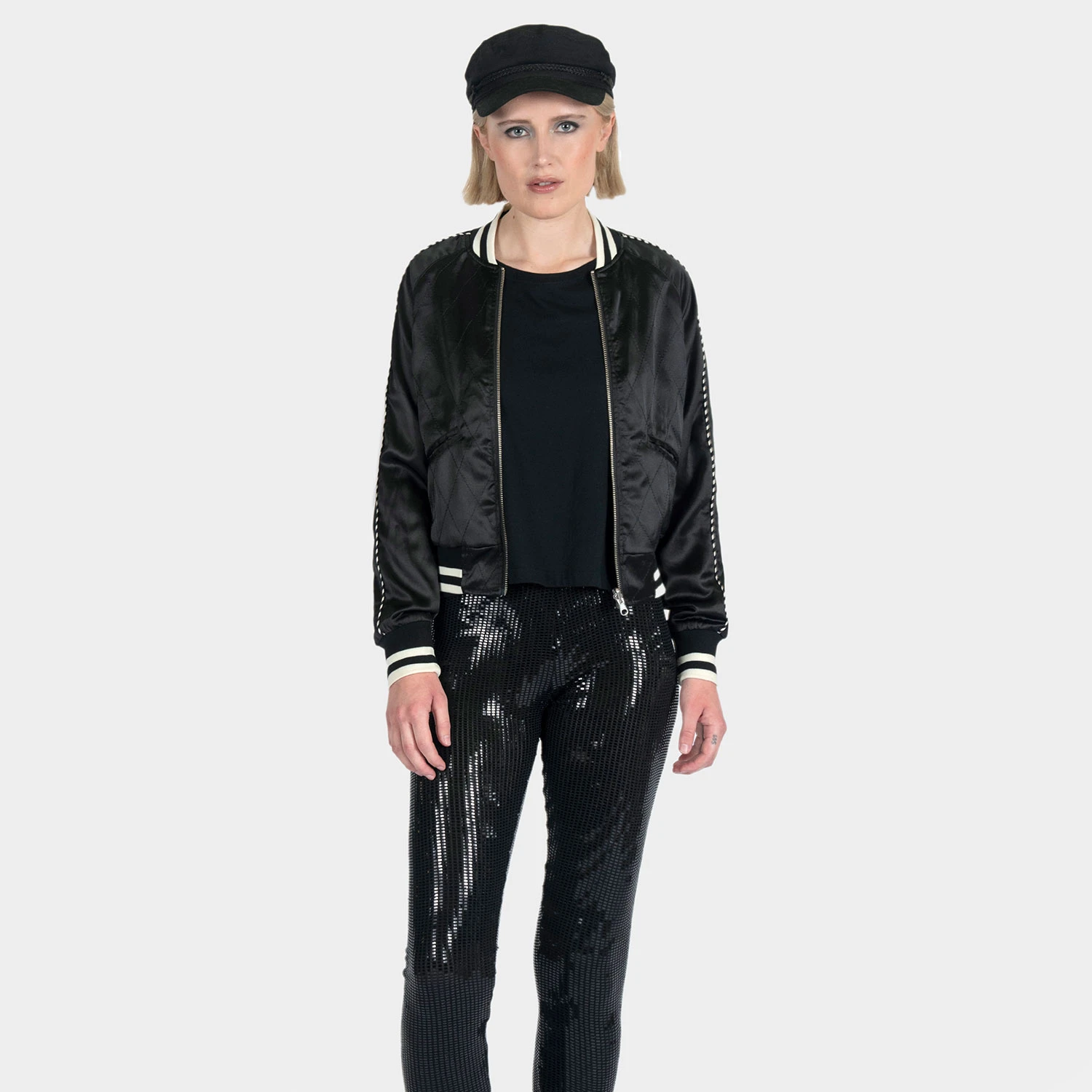 Boogie – Black And Cream Reversible Souvenir Jacket 5 Boogie – Black And Cream Reversible Souvenir Jacket - Image 5