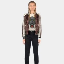 Boogie – Burgundy And Grey Reversible Souvenir Jacket (Size 2XS, XS, S, M, L, 3XL, 4XL) -Straight To Hell boo bur gry w 12