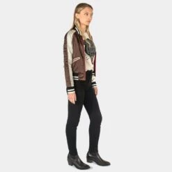 Boogie – Burgundy And Grey Reversible Souvenir Jacket (Size 2XS, XS, S, M, L, 3XL, 4XL) -Straight To Hell boo bur gry w 13