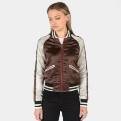 Boogie – Burgundy And Grey Reversible Souvenir Jacket (Size 2XS, XS, S, M, L, 3XL, 4XL) -Straight To Hell boo bur gry w 14