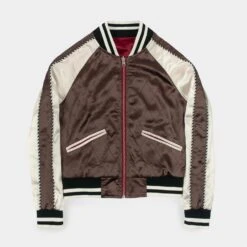 Boogie – Burgundy And Grey Reversible Souvenir Jacket (Size 2XS, XS, S, M, L, 3XL, 4XL) -Straight To Hell boo bur gry w 8