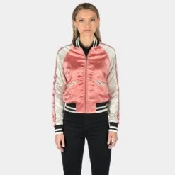 Boogie – Pink And Cream Reversible Souvenir Jacket (Size 2XS, XS, S, M, L, 4XL) 18 Boogie – Pink And Cream Reversible Souvenir Jacket (Size 2XS, XS, S, M, L, 4XL) -Straight To Hell boo pin cre w 6