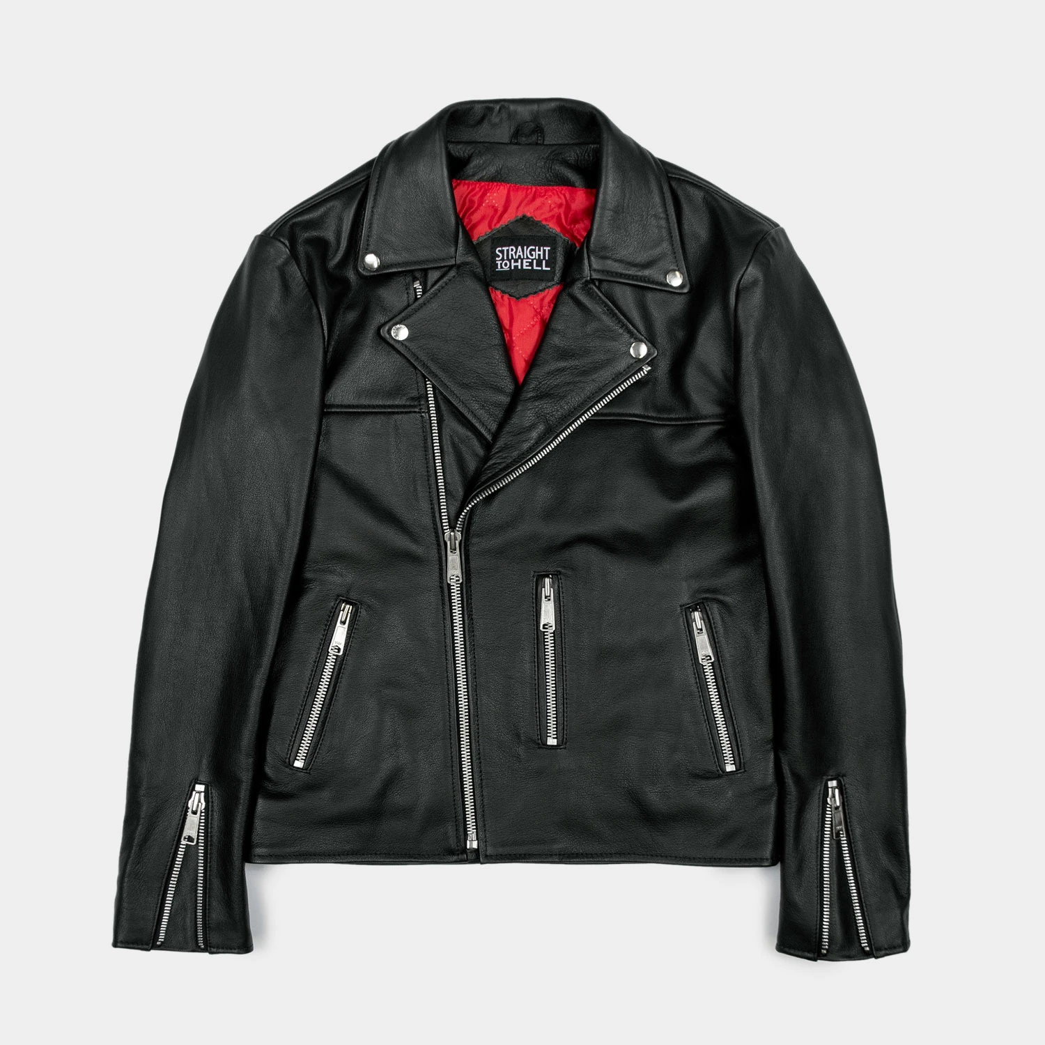 Bristol – Red Lining – Leather Jacket 1 Bristol – Red Lining – Leather Jacket