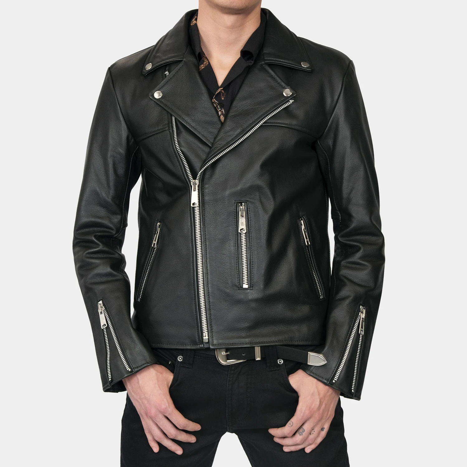 Bristol – Red Lining – Leather Jacket 4 Bristol – Red Lining – Leather Jacket - Image 4
