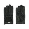 Bullitt – Black And Nickel Leather Gloves