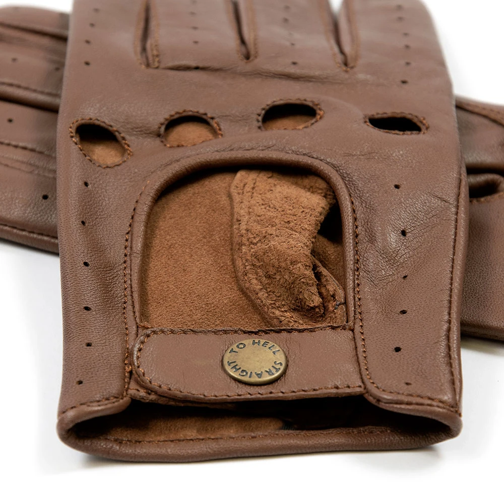 Bullitt – Brown Leather Gloves 4 Bullitt – Brown Leather Gloves - Image 4