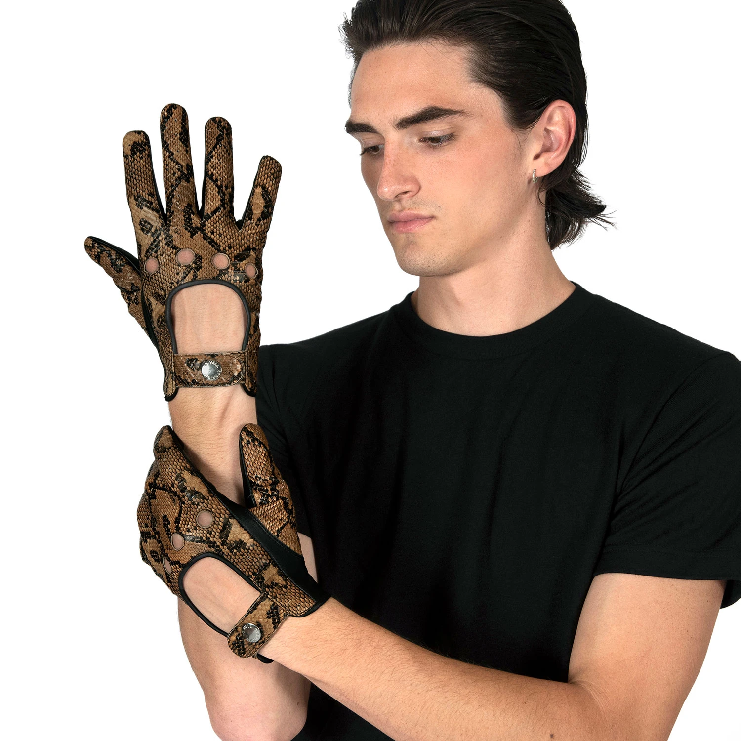 Bullitt – Snakeskin Leather Gloves – 15 Year Anniversary 2 Bullitt – Snakeskin Leather Gloves – 15 Year Anniversary - Image 2