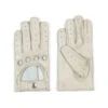 Bullitt – White Leather Gloves (Size XS, S)