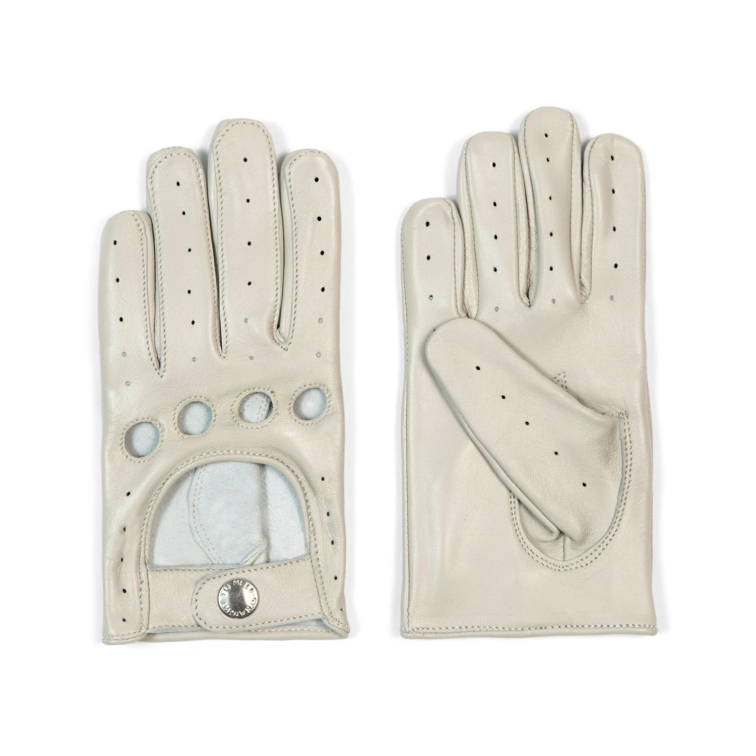 Bullitt – White Leather Gloves (Size XS, S) 1 Bullitt – White Leather Gloves (Size XS, S)