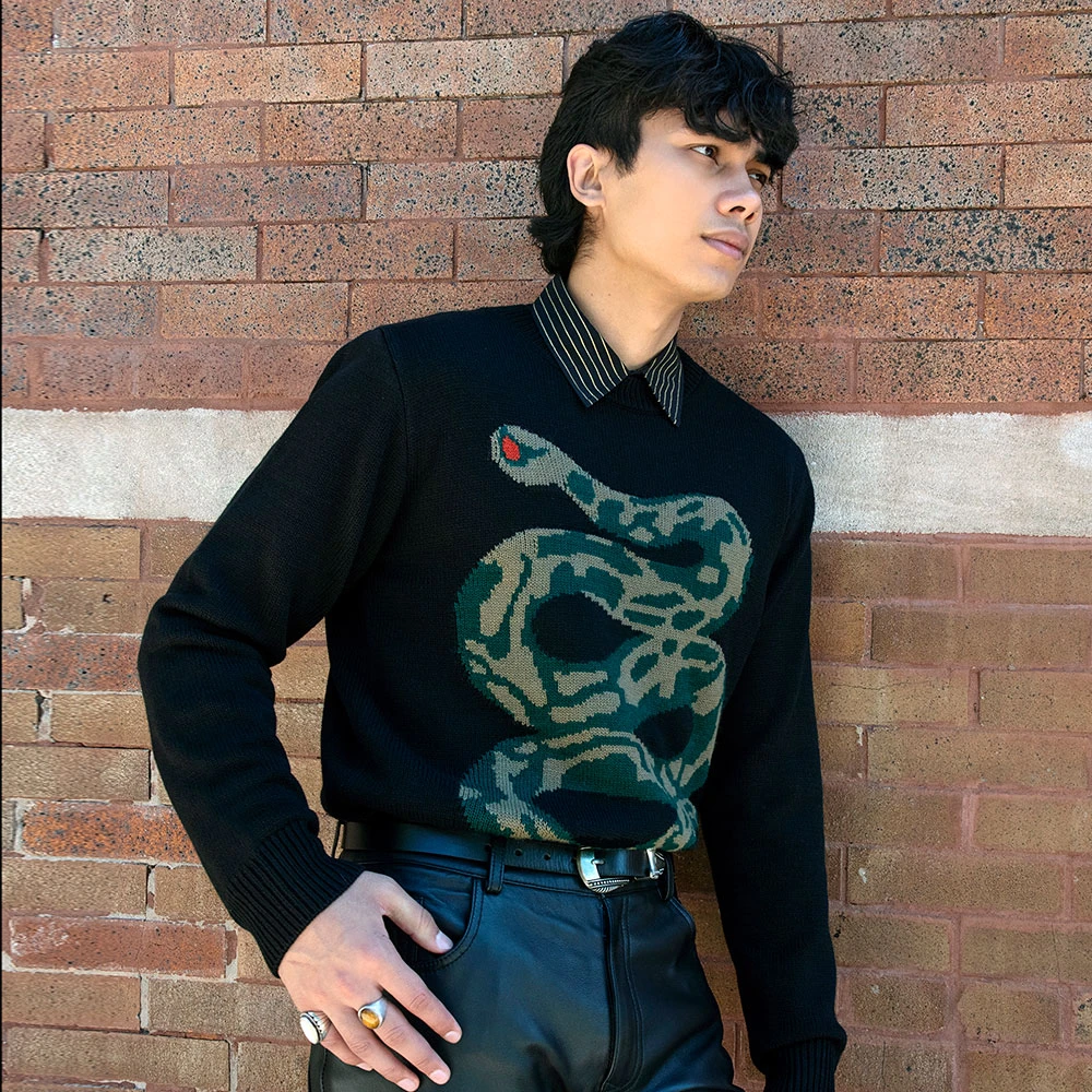 Catching Sparks – Snake Sweater 6 Catching Sparks – Snake Sweater - Image 6