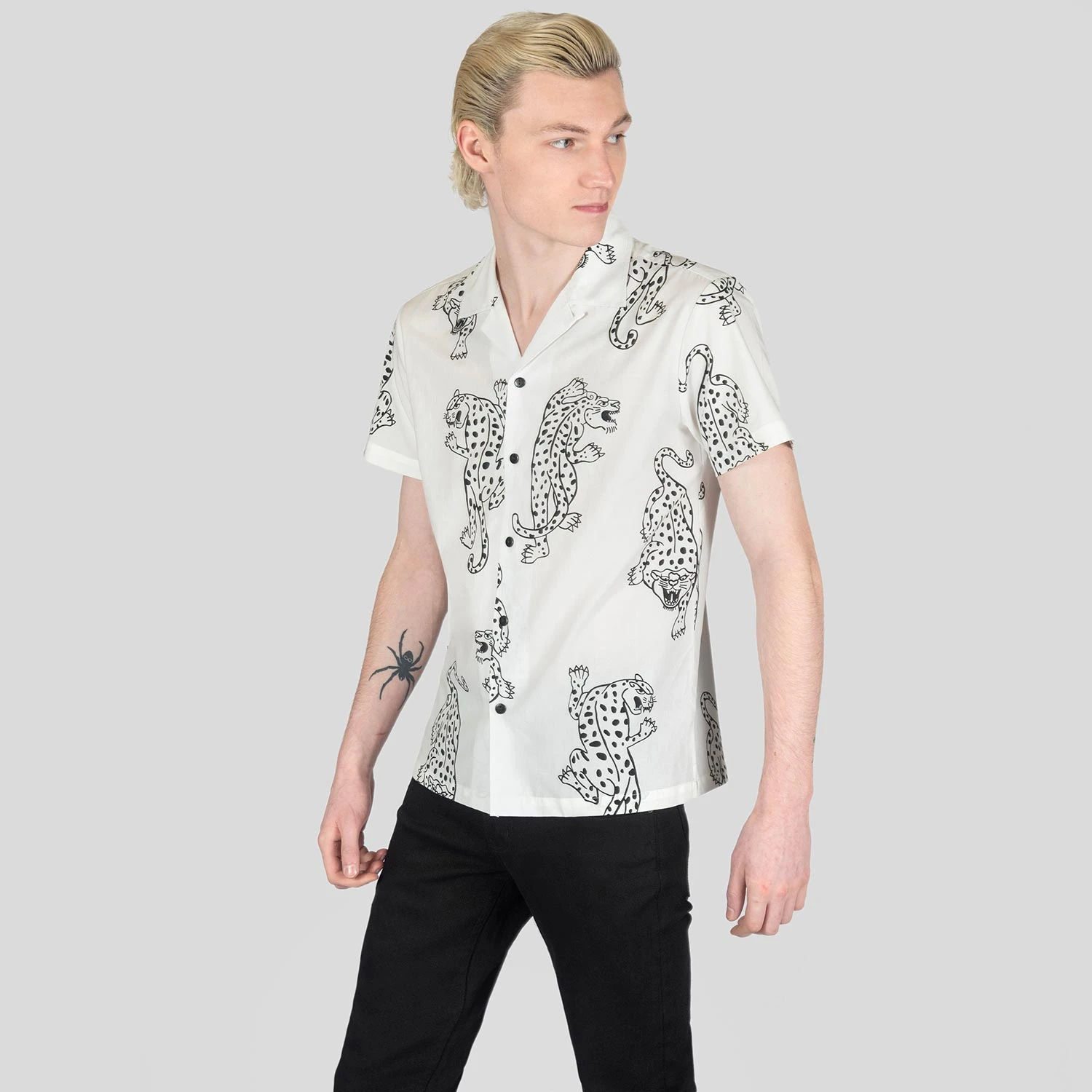 Cheetah Boogie – Vintage Cheetahs Print Shirt 5 Cheetah Boogie – Vintage Cheetahs Print Shirt - Image 5